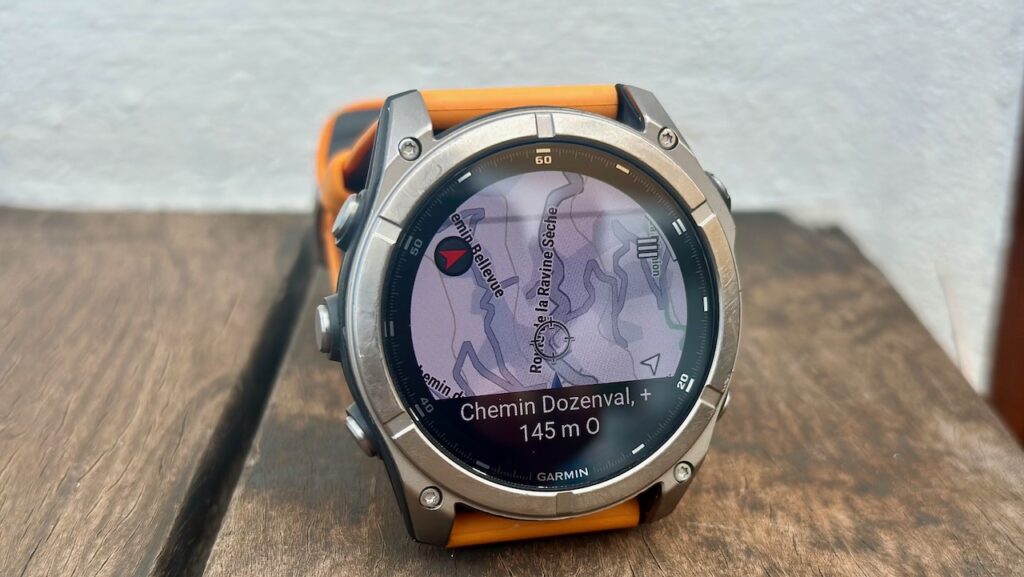 Cartographie et suivi d’un parcours sur Garmin Fenix 8 AMOLED